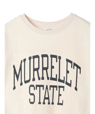 AMERICAN HOLIC ネップ裏毛ロゴスウェット Oatmeal