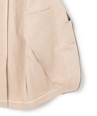 J.PRESS MEN 【J.PRESS ORIGINALS】Linen Basket 2B Club Jacket / Made in Japan アイボリー系