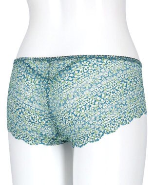 une nana cool レースショーツ MADE WITH LIBERTY FABRIC ブルーグリーン