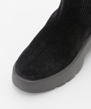 steppi 【VERY掲載 / 撥水 / 洗える】厚底 ウォームブーツ ブラック