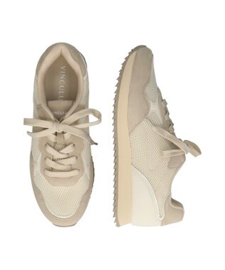 Bridget Birkin 【VINCULUM】スエードコンビ レースアップスニーカー アイボリーコンビ
