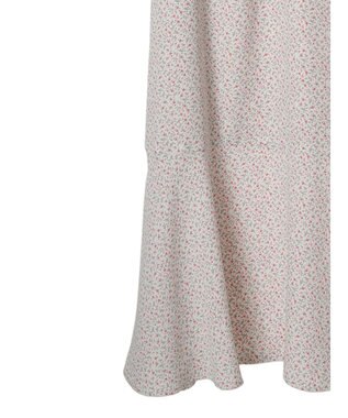 earth music&ecology 袖ドロストフラワーワンピース Pink