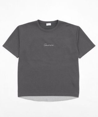 WEGO シャツドッキングT（SS） ブラック中濃色