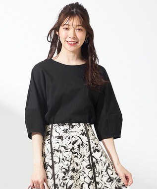 ANY SIS 【撥水・汗ジミ防止・UVケア・洗える】スーピマスムース クロップド Tシャツ