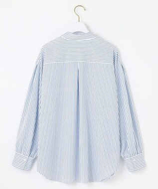 ANY SIS L 【接触冷感・UVカット】ラッシュガード シャツ ブルーストライプ