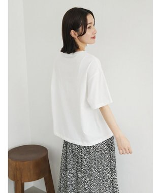 Green Parks エンブレムロゴボックスＴシャツ Off White