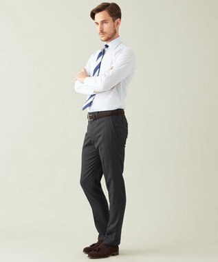 GOTAIRIKU 【AIRY MOVE / セットアップ対応】ウォッシャブルウールトロピカル セットアップパンツ グレー系