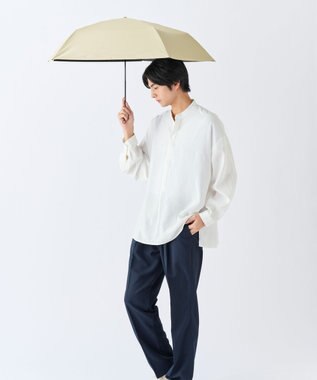 MOONBAT 【遮光100％/超軽量】マジで軽い傘 晴雨兼用 折りたたみ日傘 55cm マジカルテックプロテクション ベージュ