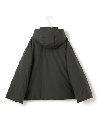 ICB 【WEB限定カラーあり・撥水加工】ADSダウン フーデットミドル丈コート チャコールグレー系