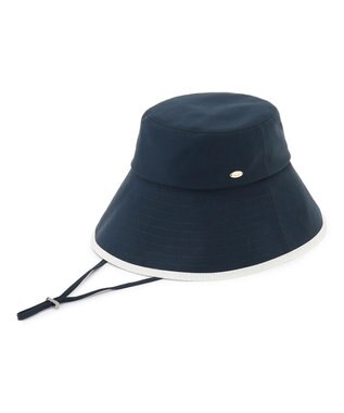 TOCCA 【サイズ調整可】TRIM RIBBON WIDE BRIM HAT ハット ネイビー系
