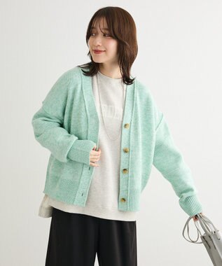 Green Parks ＭＩＸニットカーディガン Green