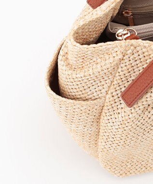 LA BAGAGERIE サマーバスケットトート Sサイズ アイボリー