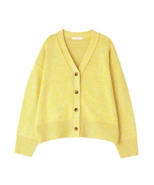 Green Parks ＭＩＸニットカーディガン Yellow