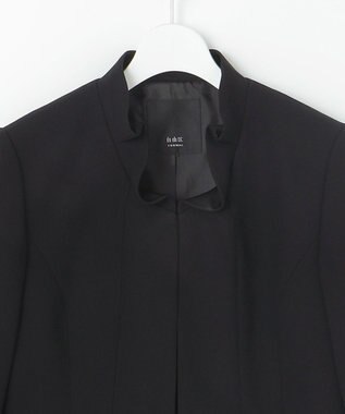 自由区 FORMAL 【襟華やか】エレガント ジャケット＋ワンピース ブラック系