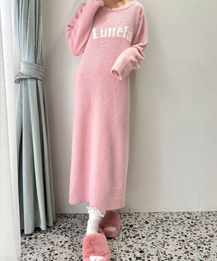 WEGO ロゴワンピース ピンク