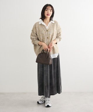 Green Parks ＭＩＸニットカーディガン Beige