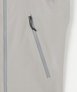 JOSEPH ABBOUD MOUNTAIN 【ECO撥水/耐水性/透湿防水素材/ストレッチ/軽量】ボイルドポリエステル3レイヤー マウンテンパーカー ライトグレー系