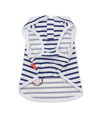 PET PARADISE リサとガスパール エコメイド タンクトップ 《セーラー》 小型犬 ホワイト×ネイビー