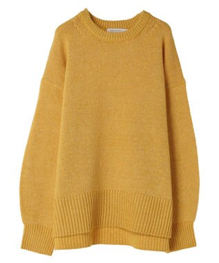AMERICAN HOLIC サイドスリット袖ボリュームニットプルオーバー Yellow
