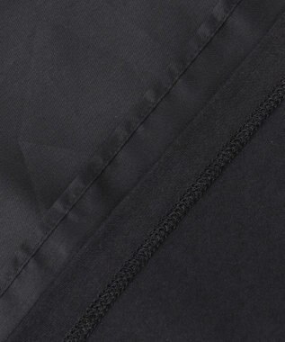 UNFILO 【洗える】シアーレイヤード Tシャツ ブラック