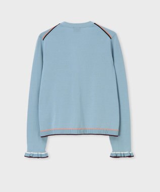 Paul Smith 【洗える】フレアスリーブ カーディガン ライトブルー