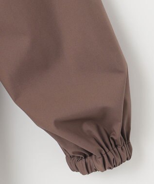 #Newans 【アイロンいらず】バストカットギャザーブラウス ブラウン