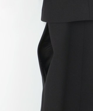 自由区 FORMAL 【襟華やか】エレガント ジャケット＋ワンピース ブラック系