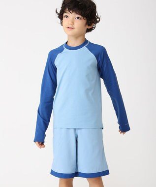Columbia Columbia/ 【KIDS】サンディショアーズロングスリーブサンガード /コロンビア Ripple Blue、 Mountain Blue