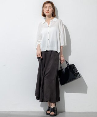 23区 クリア トートバッグ ブラック系