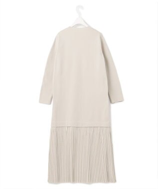 ICB 【洗える】リサイクルポリエステルハイゲージ ドッキングワンピース トープ系