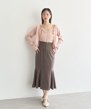 earth music&ecology 【2点セット】ＳＥＴ２点メローボレロ＋フリルキャミソール Pink