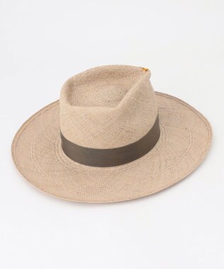 JOSEPH ABBOUD 【SUPERDUPER・イタリア製・ハンドクラフト】DEDALO PANAMA STRAW ハット マスタード系