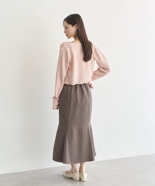 earth music&ecology 【2点セット】ＳＥＴ２点メローボレロ＋フリルキャミソール Pink