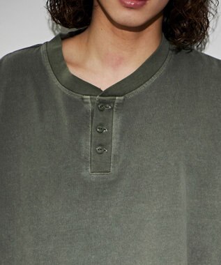 WEGO 【ユニセックス着用ITEM】HENRYNECK　T カーキ