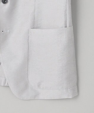 GOTAIRIKU 【超軽量】エアードビー羽織りジャケット ライトグレー系