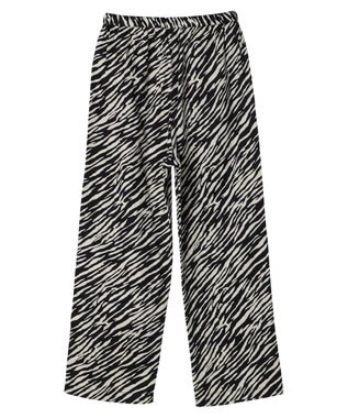 AMERICAN HOLIC ゼブラプリントリラックスパンツ Black