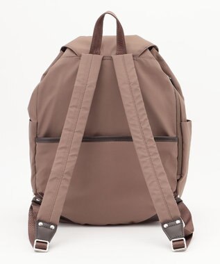 Y'SACCS ミリタリーフラップリュックサック チョコ