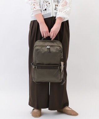 ACE BAGS & LUGGAGE W&.Day/Night リッカ2 スクエアリュック A4サイズ 13.3インチPC収納 19151 ダブルアンドデイナイト アッシュブラウン