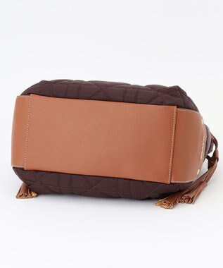 LA BAGAGERIE グリッドキルティングトート ワイン