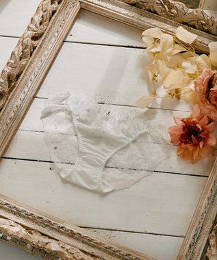 San-ai Resort（三愛水着楽園） エレガントコレクション【2505】バックレースショーツ ホワイト