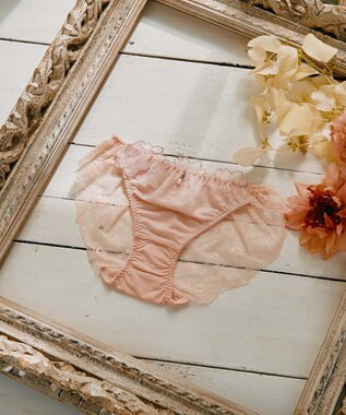 San-ai Resort（三愛水着楽園） 【SALE】エレガントコレクション【2505】バックレースショーツ ピンク