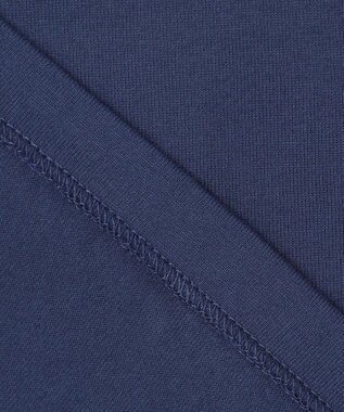 J.PRESS MEN 【UNISEX】ファブリックワッペン バックブルTシャツ ダルブルー系