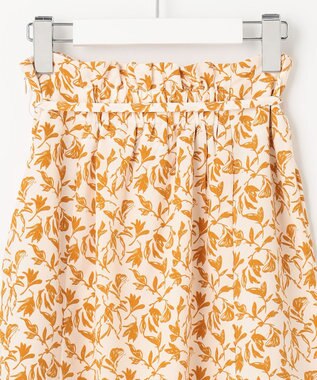 Feroux フラワープリント スカート ホワイト系1