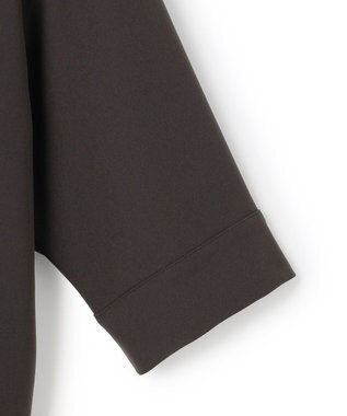 23区 ストレッチジョーゼット スキッパー ブラウス ダークブラウン系