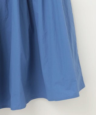SHARE PARK LADIES ライトタフタギャザースカート ブルー系