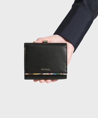 Paul Smith マーガレットプリントトリム 3つ折り財布 ブラック