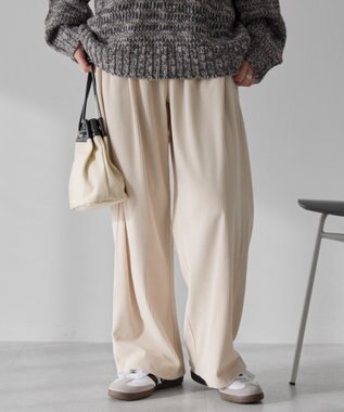 AMERICAN HOLIC カットコーデュロイパンツ Ivory