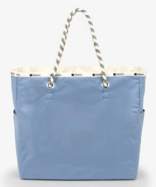 LeSportsac LARGE 2 WAY TOTE/2ウェイスレートブルー/パールシャイン 2ウェイスレートブルー/パールシャイン