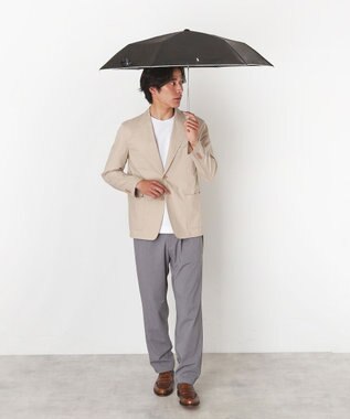 MOONBAT POLO RALPH LAUREN（ポロ ラルフローレン）晴雨兼用日傘 バイカラー 遮光率100% 遮熱 UV ブラック