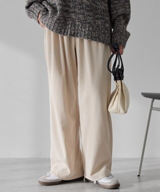 AMERICAN HOLIC カットコーデュロイパンツ Ivory